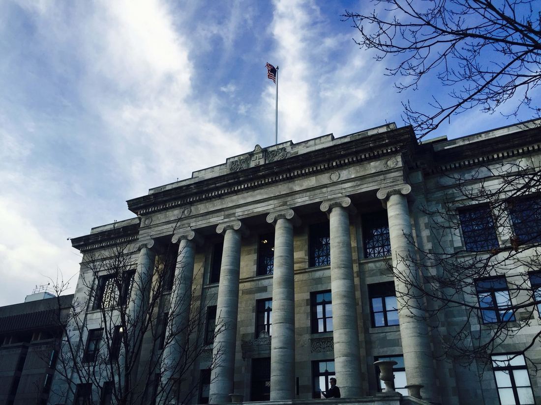 Image of an academic building on a college campus